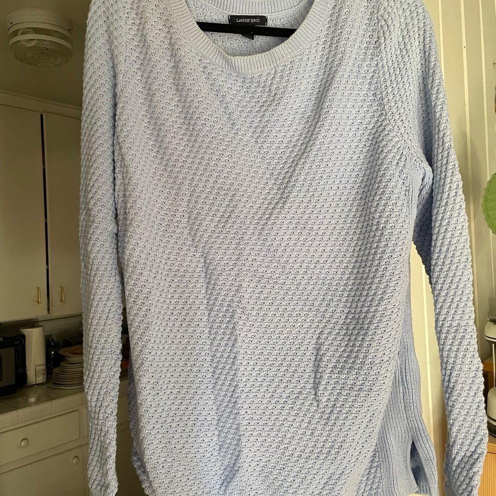 LANDS END lilac sweater👩‍🎤